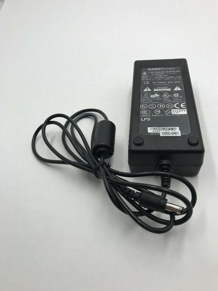 NEW Hannspree LiShin 0218B1260 12V 5A AC DC ADAPTER CHARGER - Click Image to Close